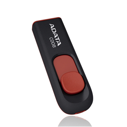 ADATA | C008 | 32 GB | USB Type-A | Black/Red
