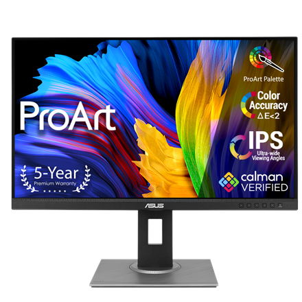 Asus | ProArt Display | PA278QV | 27 " | IPS | WQHD | 16:9 | 75 Hz | 5 ms | 2560 x 1440 | 350 cd/m² | HDMI ports quantity 1 | Black