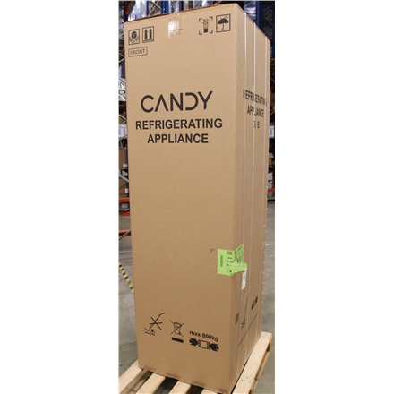 SALE OUT. Candy ECN2CQTEX206 Refrigerator, E, Freestanding, Combi, Height 205cm, Fridge net 289 L, Freezer net 120 L, Stainless steel | SALE OUT. | Candy Refrigerator | ECN2CQTEX206 | Energy efficiency class E | Free...