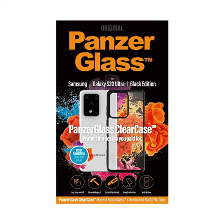 PanzerGlass ClearCase Samsung Galaxy S20+ Ultra, Black | PanzerGlass