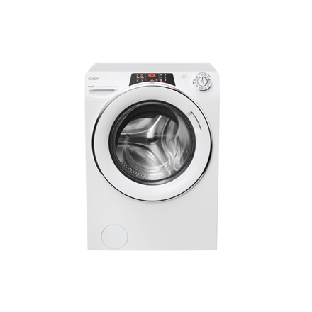 Candy | Washing machine | RO41274DWMCT/1-S | Energy efficiency class A | Front loading | Washing capacity 7 kg | 1200 RPM | Depth 45.4 cm | Width 60 cm | Display | 4-digit | Steam function | Wi-Fi | White