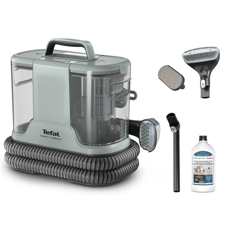TEFAL Carpet and Upholstery Cleaner | IZ3020F0 Clean it Compact | Corded operating | Washing function | 400 W | Operating radius 5.65 m | 220-240 V | Eucalyptus