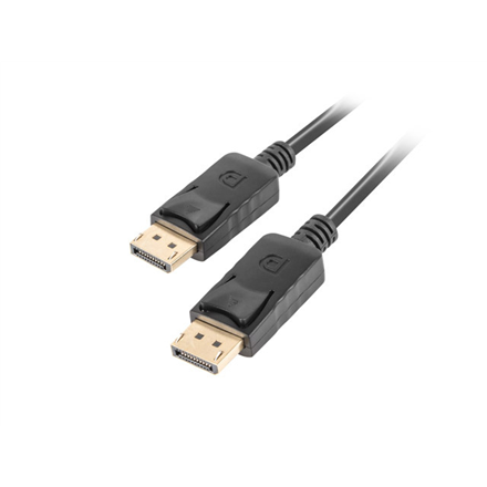 Lanberg | DisplayPort Cable 19 Pin V1.2 4K | CA-DPDP-10CC-0005-BK | DisplayPort to DisplayPort