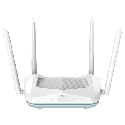 D-Link | AX1500 Smart Router | R15 | 802.11ax | 1200+300 Mbit/s | 10/100/1000 Mbit/s | Ethernet LAN (RJ-45) ports 3 | Mesh Support Yes | MU-MiMO Yes | No mobile broadband | Antenna type 4xExternal