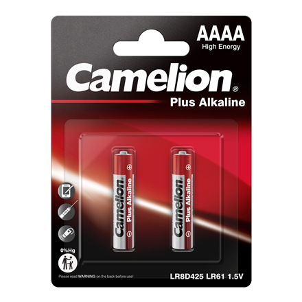 Camelion | Plus Alkaline 1.5V (LR61), 2-pack | AAAA