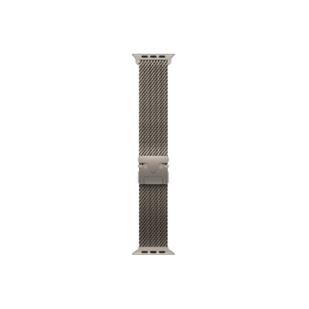 APPLE 49mm Natural Titanium Milanese Loop - Large