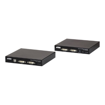 Aten | USB DVI Dual View HDBaseT 2.0 KVM Extender | CE624 | 1920 x 1200 at 100m