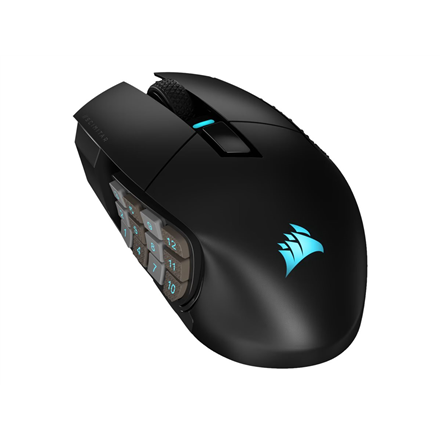 Corsair | Gaming Mouse | SCIMITAR ELITE RGB | Gaming Mouse | Wireless Gaming Mouse | Optical | Black | Yes