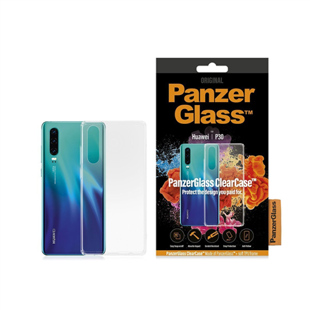 PanzerGlass | ClearCase | 0198 | Back cover | Huawei | Huawei P30 | Plastic | Transparent | Anti-yellow coating, Glass do not turn yellow. Fits right over the buttons for easy use. Full access to all functions. Effect...