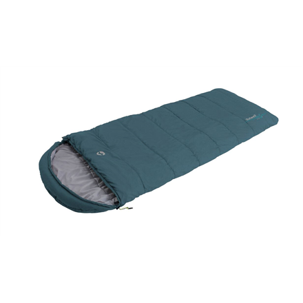 Outwell Campion Lux Teal | Sleeping Bag | Temperature -16/5 °C | 2 way open - auto lock, L-shape