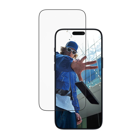 PanzerGlass Screen protector | Apple | iPhone 17 Pro Max | Glass | Transparent | Ultra-Wide Fit w. EasyAligner