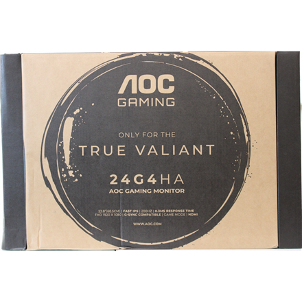 AOC 24G4HA 23,8“ 1920x1080/16:9/300 cd/m²/1 ms/HDMI, DisplayPort, Headphone out | SALE OUT. | 24G4HA | 24 " | Fast IPS | FHD | 16:9 | 200 Hz | 0.5 ms | 1920 x 1080 pixels | 300 cd/m² | HDMI ports quantity 2 | Black, R...