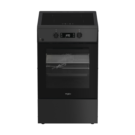 Whirlpool Cooker | W5I8LCSTA | Hob type Induction | Oven type Electric | Anthracite | Width 50 cm | Depth 60 cm | Energy efficiency class A | 60 L