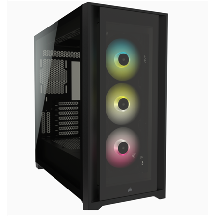 Corsair | RGB Computer Case | iCUE 5000X | Side window | ATX | ATX | Black