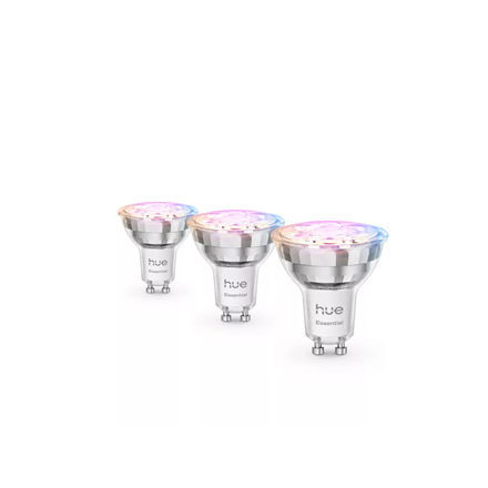 Philips Hue E WCA 345 GU10 3P EU | E27 | 8 W | 16 million colors, White and colored light