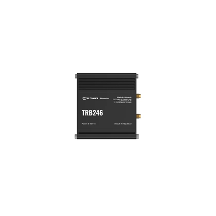 Teltonika | Industrial 4G IoT Gateway | TRB246 | 10/100 Mbit/s | Ethernet LAN (RJ-45) ports 1 | Mesh Support No | MU-MiMO No | 4G