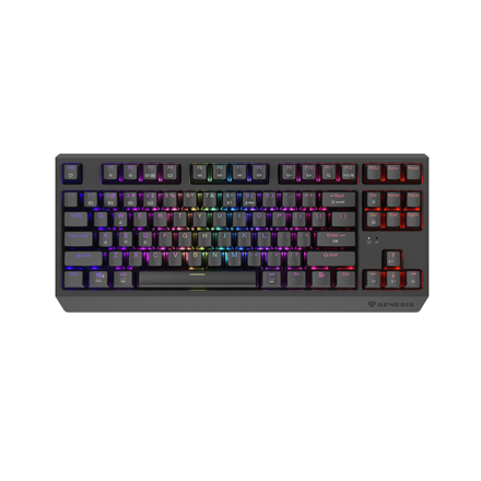 Genesis | THOR 230 | Mechanical Gaming Keyboard | Wireless | US | Outemu Red | Black