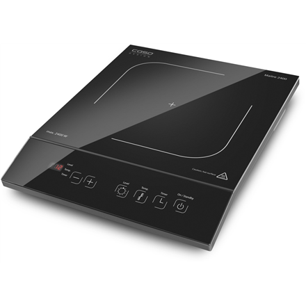 Caso | Free standing table hob | 02230 | Number of burners/cooking zones 1 | Sensor touch control | Induction | Black