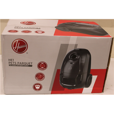 SALE OUT. Hoover HE120PET 011 Vacuum cleaner, Bagged, Power 700 W, Bag 2.5 L, Working radius 8.2 m, Black/Grey | Hoover Vacuum Cleaner | HE120PET 011 | Bagged | Power 700 W | Dust capacity 2.5 L | Iron Grey | DAMAGED...