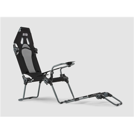 Next Level Racing | F-GT Lite Grey Edition | Foldable Formula and GT Cockpit | Grey and Black