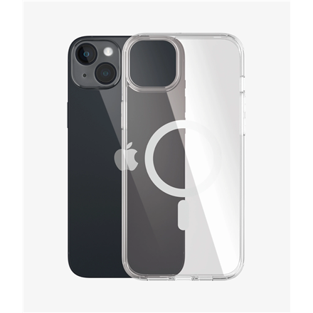 PanzerGlass | HardCase MagSafe Compatible | Apple | iPhone 14 Plus | Clear | MagSafe compatible; Military Grade Standard; 100% recycled frame material