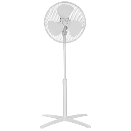 Midea | FS40-21M | Stand Fan | 40 W | Diameter 40 cm | Number of speeds 3 | Oscillation | White