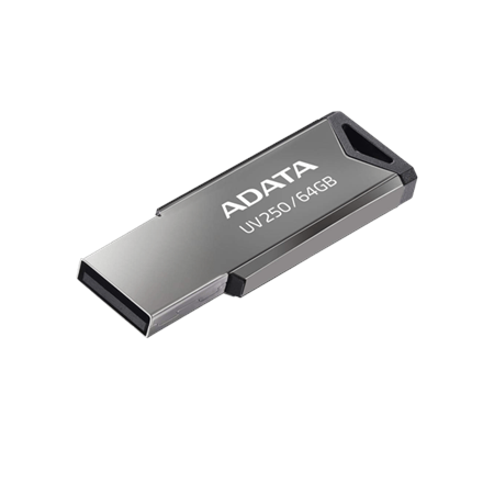 ADATA | USB Flash Drive | UV250 | 64 GB | USB Type-A | Silver