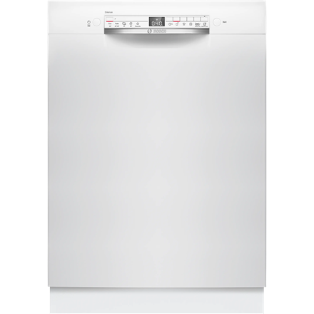 Bosch Dishwasher | SMU2HTW08E | Built-in | Width 60 cm | Number of place settings 13 | Number of programs 5 | Energy efficiency class C | Display | AquaStop function | White