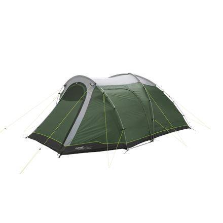 Outwell Two Room Dome Tent | Cloud 5 Plus | 5 person(s) | Green/Grey