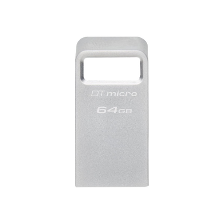 Kingston | USB 3.2 Flash Drive | DataTraveler micro | 64 GB | USB Type-A | Silver