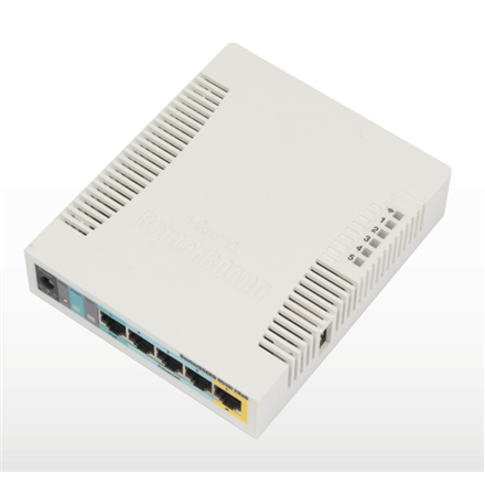 MikroTik | RB951UI-2HnD Access Point | 802.11n | 867 Mbit/s | 10/100 Mbit/s | Ethernet LAN (RJ-45) ports 5 | MU-MiMO Yes | 12 month(s)