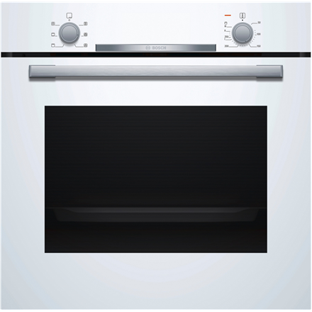 Bosch | Oven | HBA530BW0S | 71 L | A | Multifunctional | EcoClean | Push pull buttons | Height 60 cm | Width 60 cm | White