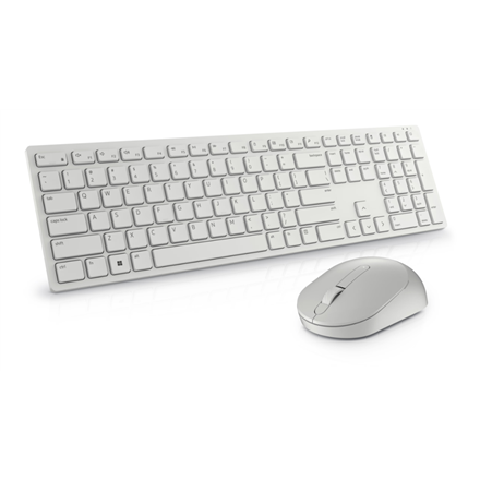Dell | Keyboard and Mouse | KM5221W Pro | Keyboard and Mouse Set | Wireless | Mouse included | Russian | White