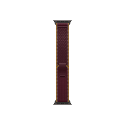 APPLE 49mm Burgundy Trail Loop - S/M - Black Titanium Finish | Apple