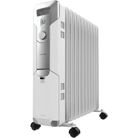 Cecotec ReadyWarm 11000 Space | Oil Radiator | 2500 W | Number of power levels 3 | Suitable for rooms up to 25 m² | White