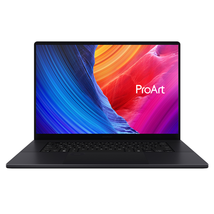 Asus ProArt P16 H7606WP-SR231X | Nano Black | 16 " | OLED | Touchscreen | 3K | 2880 x 1800 pixels | 120 Hz | Glossy | AMD Ryzen AI 9 | HX 370 | 64 GB | LPDDR5X | Solid-state drive capacity 2000 GB | NVIDIA GeForce RTX...