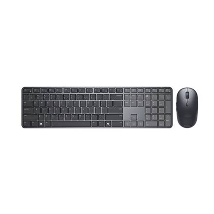 Dell | Pro 7 Slim KM726 | Keyboard and Mouse Set | Wireless | Mouse included | Batteries included | Lithuanian | Wireless connection | Black