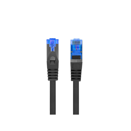 Lanberg | Patchcord Cat.6A S/FTP LSZH CCA | PCF6A-10CC-2000-BK | 20 m | Black