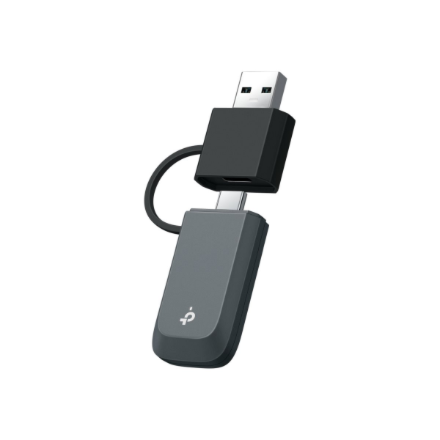 TP-LINK BE6500 Tri-Band Wi-Fi 7 Mini Wireless USB Adapter | Archer TBE400U | 2.4 GHz, 5 GHz, 6 GHz | 802.11ax | MU-MiMO No | no PoE | Antenna type Internal