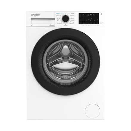 Whirlpool | Washing machine | WAM 97WB EE | Energy efficiency class A | Front loading | Washing capacity 9 kg | 1400 RPM | Depth 58 cm | Width 60 cm | Display | Digital | Steam function | White