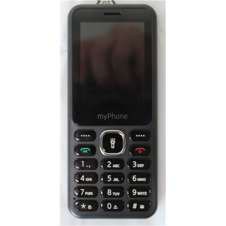 SALE OUT. myPhone 6320 (Black) Dual SIM 2.4" TFT 240x320/32MB/microSD/2G | myPhone 6320 | Black | 2.4 " | TFT | 32 MB | 32 MB | Dual SIM | Main camera resolution 0.3 MP | 100 mAh | Warranty 24 month(s) | DAMAGED PACKA...