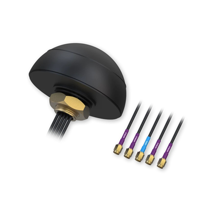 Teltonika Combo Quad Mobile/GNSS Roof SMA Antenna | PR1KCL28 | Screw mounted | Gain 28±2 dB | 698-960/1710-2690 GHz | Antenna connector type SMA Male