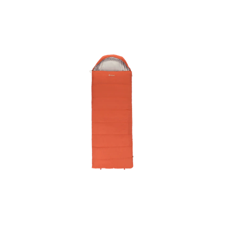 Outwell Campion Lux Orange | Sleeping Bag | 225 x 85 cm | Temperature -16 to 5 °C | Left Zipper