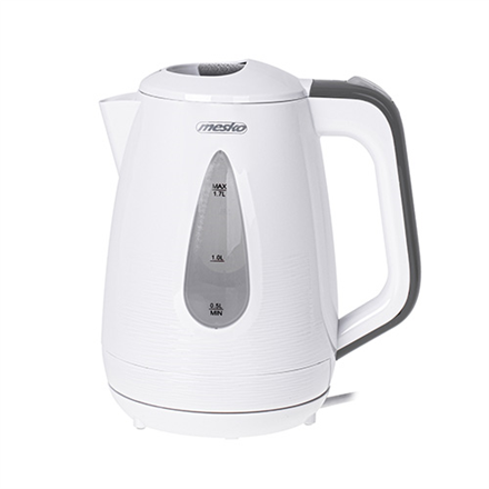 Mesko | Kettle | MS 1261g | Electric | 2200 W | 1.7 L | Polypropylene | 360° rotational base | Grey