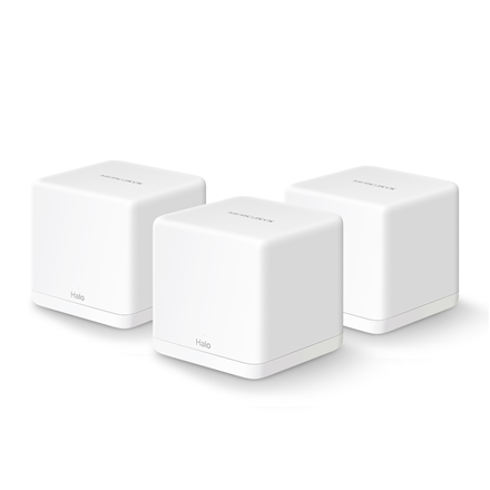 Mercusys | AC1300 Whole Home Mesh Wi-Fi System | Halo H30G (3-Pack) | 802.11ac | 400+867 Mbit/s | Ethernet LAN (RJ-45) ports 2 | Mesh Support Yes | MU-MiMO Yes | No mobile broadband