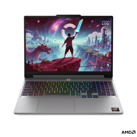 Lenovo LOQ 15AHP11 AMD | Luna Grey | 15.3 " | IPS | WUXGA | 1920 x 1200 pixels | Anti-glare | AMD Ryzen 7 | 250 | 16 GB | SODIMM DDR5 | Solid-state drive capacity 512 GB | NVIDIA GeForce RTX 5060 | GDDR7 | 8 GB | Wind...
