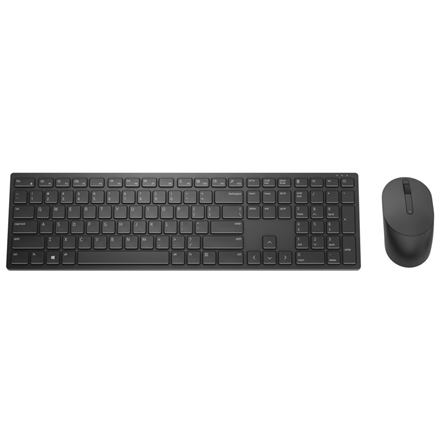 Dell | Pro Keyboard and Mouse (RTL BOX) | KM5221W | Keyboard and Mouse Set | Wireless | Batteries included | Wireless connection | US | Black