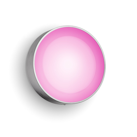 Philips Hue WCA Daylo Outdoor Wall Lantern, Inox | 15 W | 2000-6500 Hue White Colour Ambiance