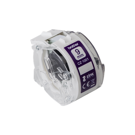 Brother | CZ-1001 | White | Full colour continuous label roll | 5 m | 0.9 cm