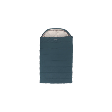 Outwell Campion Lux Double | Sleeping Bag | 225 x 140 cm | Temperature 16 to 5 °C | 2 way open - auto lock, L-shape